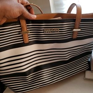 Kenneth Cole reaction faux leather handbag.